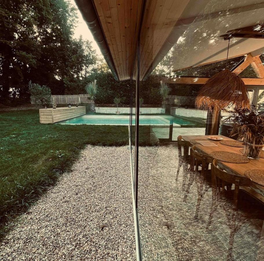 Cottage Normand Avec Sa Grande Piscine Chauffee Toute L Annee Sur Parc Arbore Et Clos En Plein Coeur De La Campagne Adapte Aux Kids Et Dog Friendly Saint-Antonin-de-Sommaire Экстерьер фото